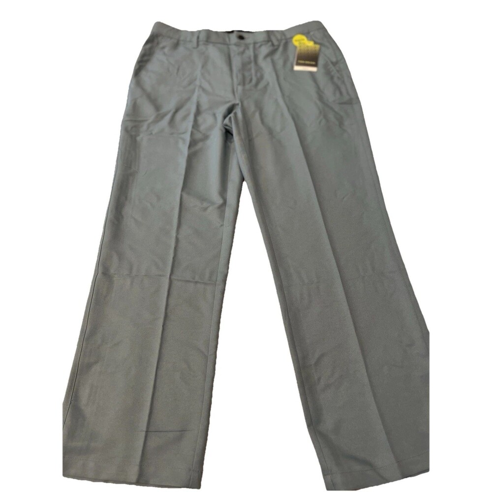 NEW Tek Gear Pants Mens 38x30 Blue Woven Golf Chino Regular Fit Straight Leg